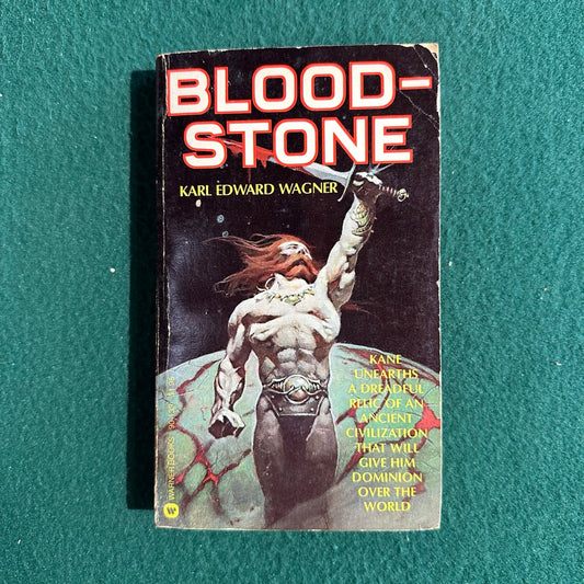 Vintage Fantasy Paperback: Karl Edward Wagner - Bloodstone SIGNED