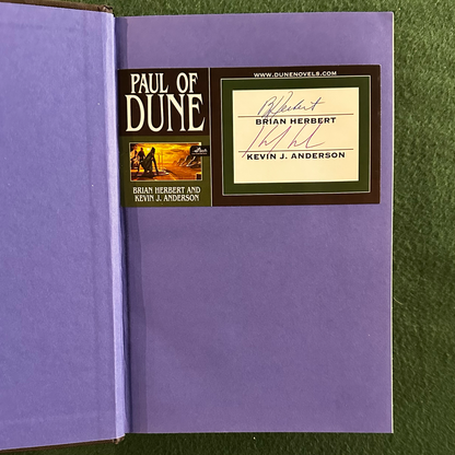 Sci-Fi Hardback: Brian Herbert and Kevin J Anderson&nbsp; - Mentats of Dune SIGNED FIRST EDITION/PRINTING