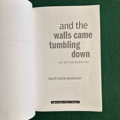 Vintage Non-Fiction Paperback: Ralph David Abernathy - And The Walls Came Tumbling Down