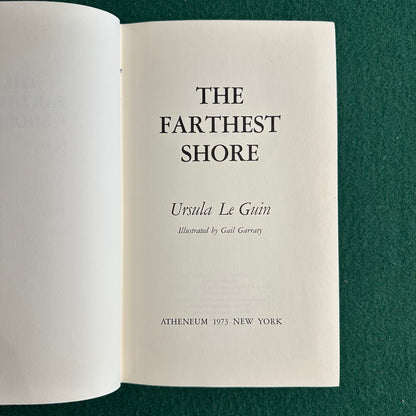 Vintage Fantasy Hardback: Ursula K Le Guin - The Farthest Shore Second PRINTING