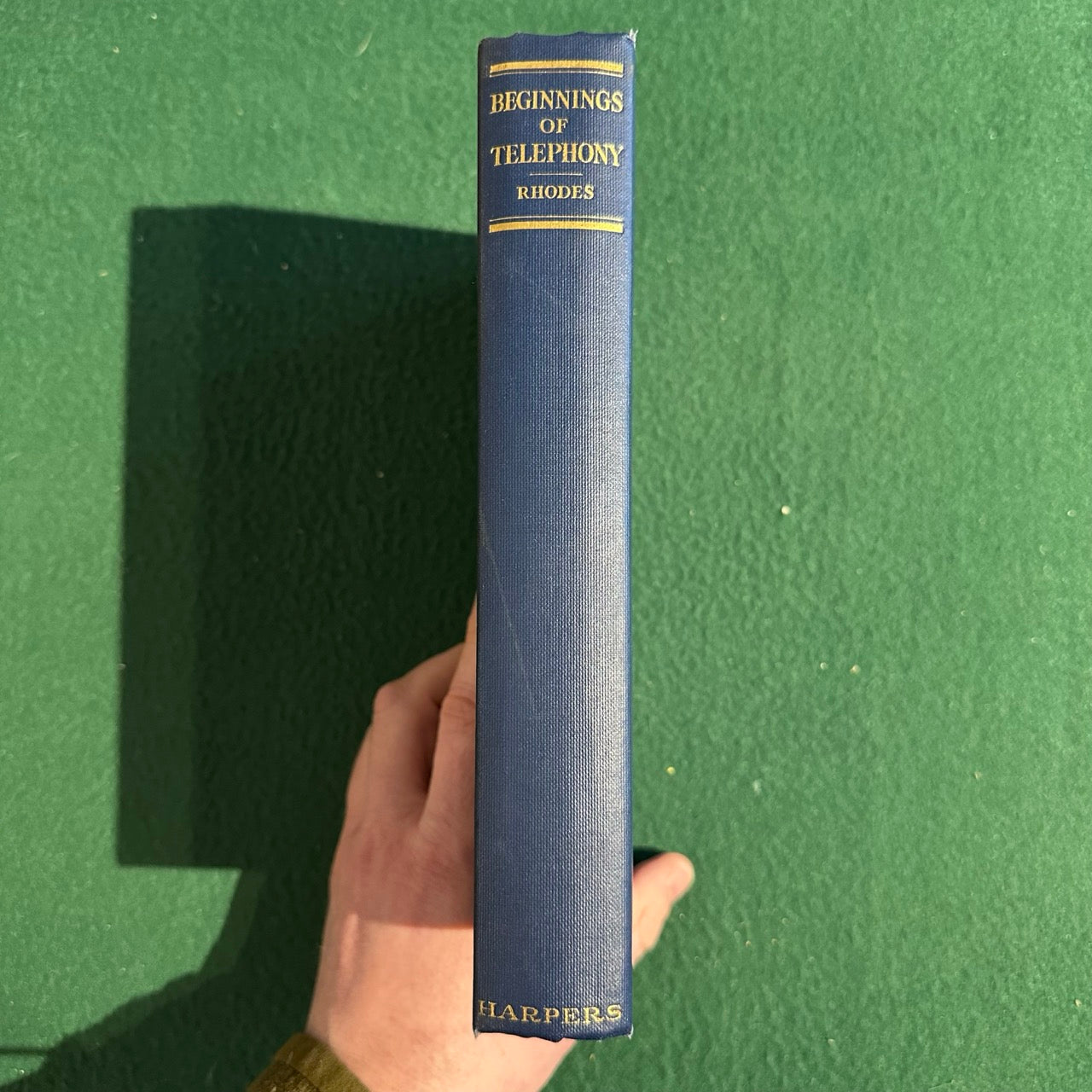 Vintage Non-Fiction Hardback: Frederick Leland Rhodes - Beginnings of Telephony FIRST EDITION