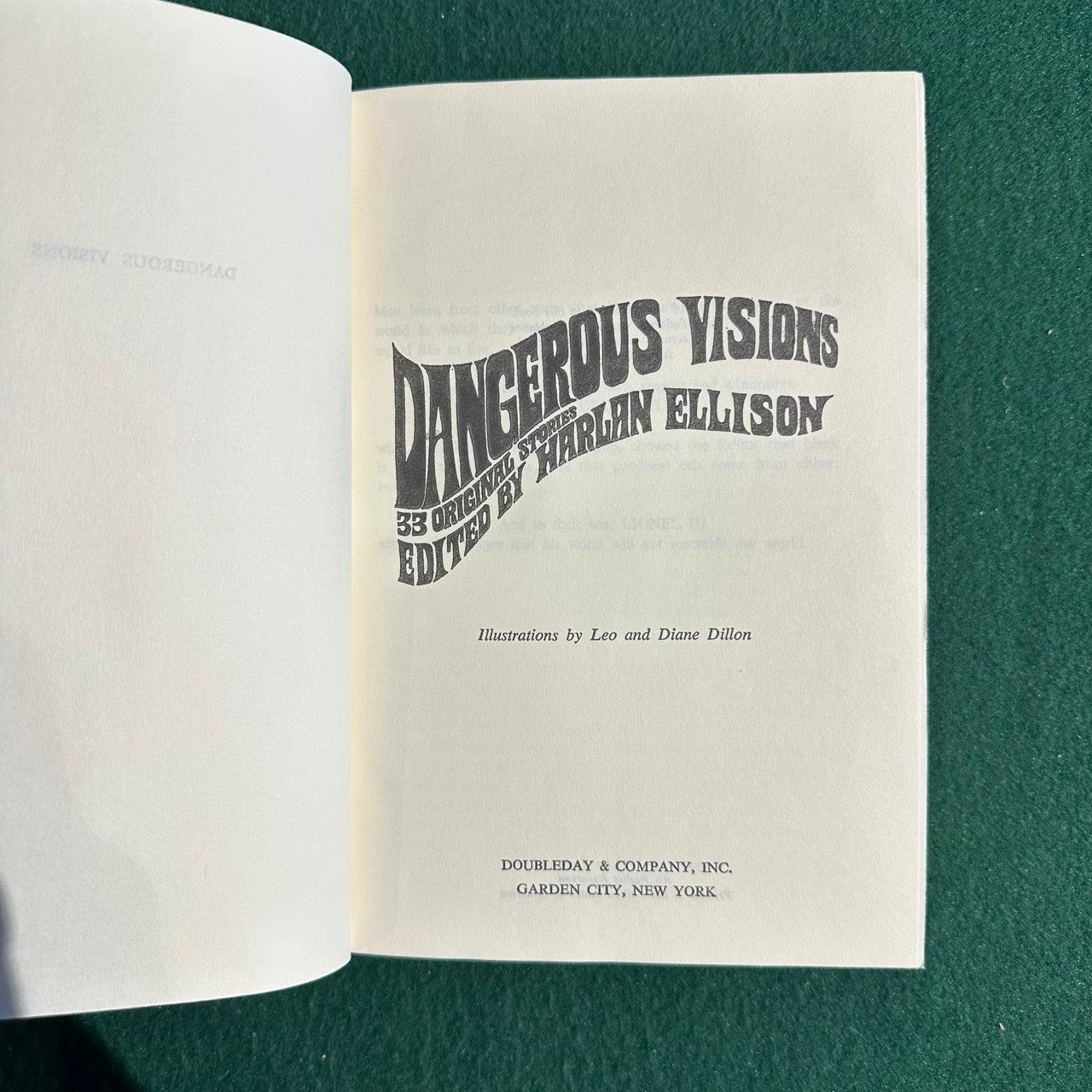 Vintage Sci-Fi Hardback: Dangerous Visions, Edited by Harlan Ellison BCE