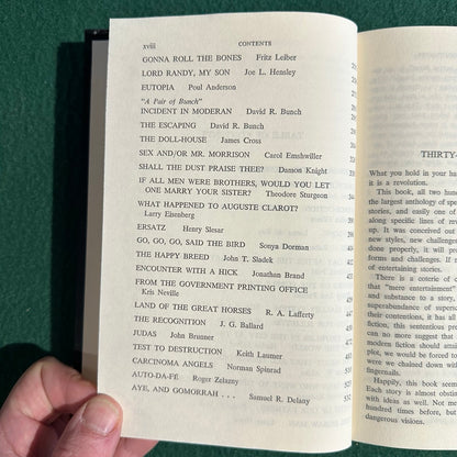 Vintage Sci-Fi Hardback: Dangerous Visions, Edited by Harlan Ellison BCE