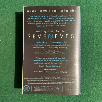 Sci-Fi Paperback: Neal Stephenson - Seveneves ARC