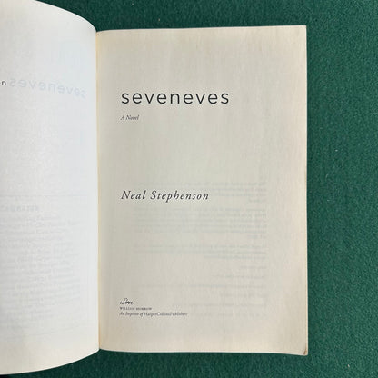 Sci-Fi Paperback: Neal Stephenson - Seveneves ARC
