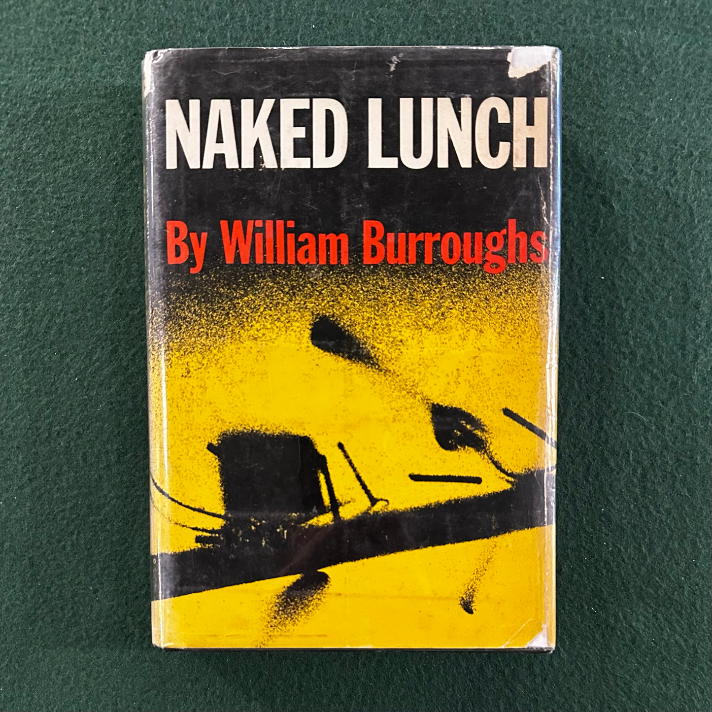 Vintage Fiction Hardback: William Burroughs - Naked Lunch FIRST EDITION/PRINTING