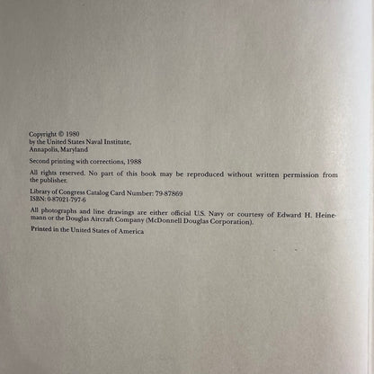 Vintage Non-Fiction Hardback: Edward H Heinemann and Rosario Rausa - Ed Heinemann: Combat Aircraft Designer