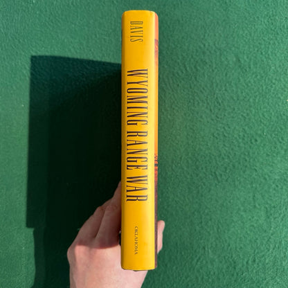 Non-Fiction Hardback: John W Davis - Wyoming Range War FIRST EDITION