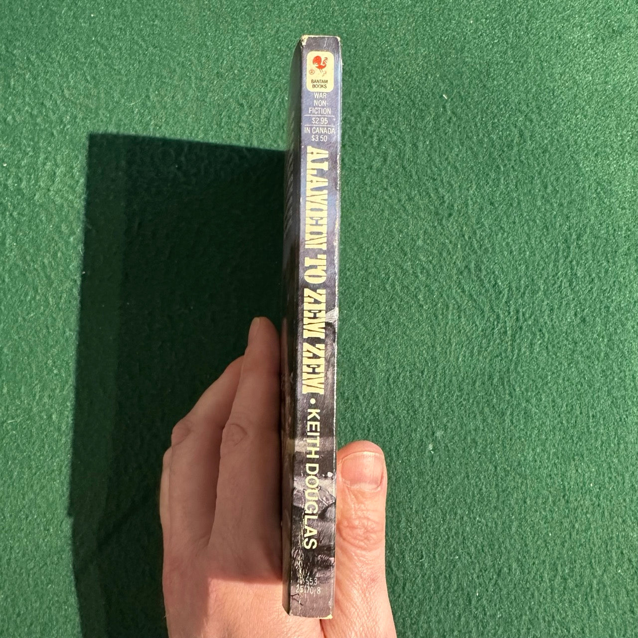 Vintage Fiction Paperback: Keith Douglas - Alamein to Zem Zem FIRST PRINTING
