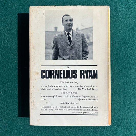Vintage Fiction Hardback: Cornelius Ryan - A Bridge Too Far FIRST EDITION