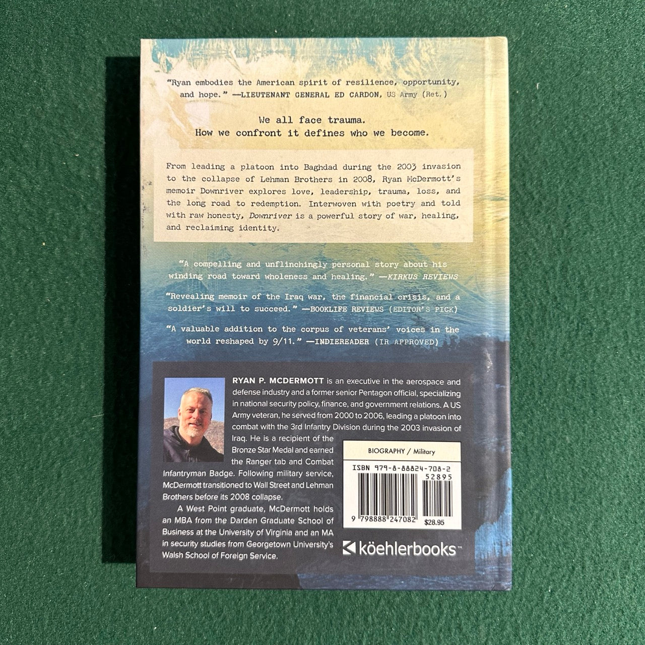 Biography Hardback: Ryan McDermott - Downriver