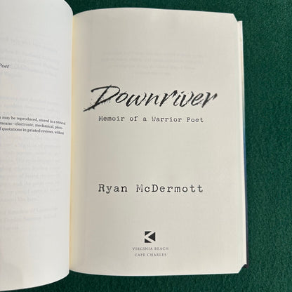 Biography Hardback: Ryan McDermott - Downriver