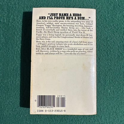 Vintage Non-Fiction Paperback: Gregory "Pappy" Boyington - Baa Baa Black Sheep