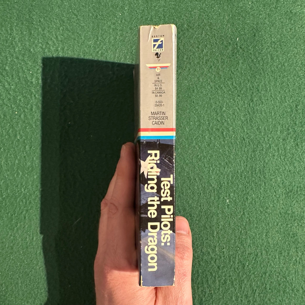 Vintage Non-Fiction Paperback: Martin Strasser Caidin - Test Pilots: Riding the Dragon FIRST PRINTING