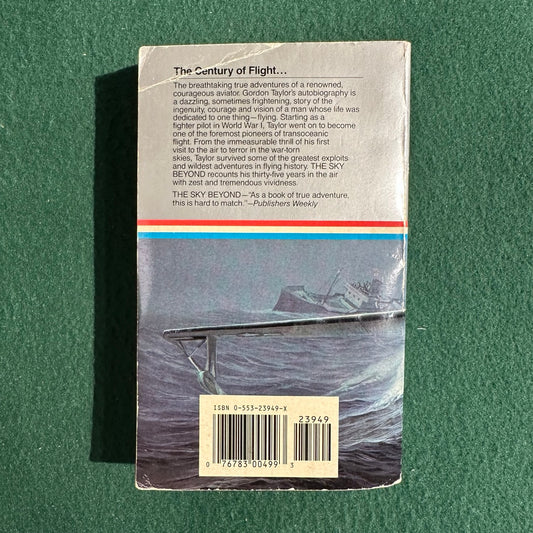 Vintage Non-Fiction Paperback: Sir Gordon Taylor - The Sky Beyond SECOND PRINTING
