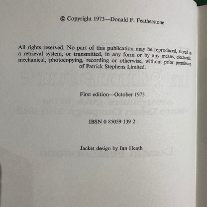 Vintage Non-Fiction Hardback: Donald Featherstone - Tank Battles in Miniature FIRST EDITION