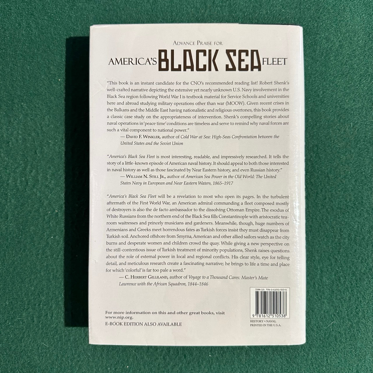 Non-Fiction Hardback: Robert Shenk - America's Black Sea Fleet FIRST EDITION