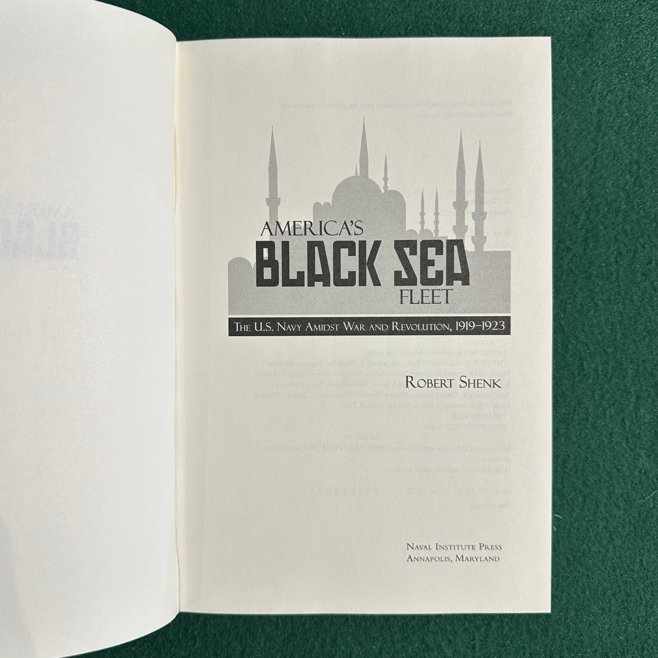 Non-Fiction Hardback: Robert Shenk - America's Black Sea Fleet FIRST EDITION