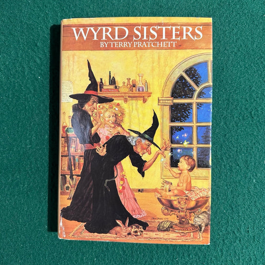 Vintage Fantasy Hardback: Terry Pratchett - Wyrd Sisters BCE
