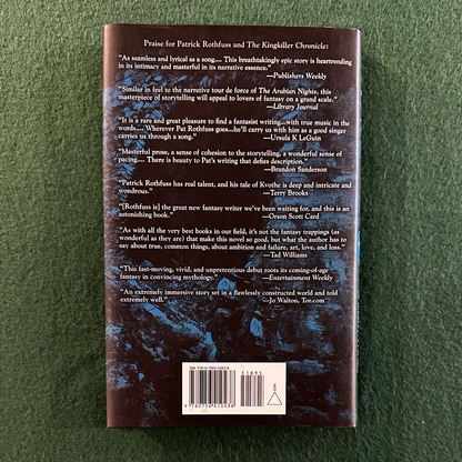 Fantasy Hardback: Patrick Rothfuss - The Slow Regard of Silent Things SIGNED FIRST EDITION/PRINTING