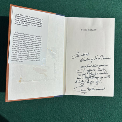Vintage Fiction Hardback: Tony Hillerman - The Ghostway SIGNED SECOND PRINTING