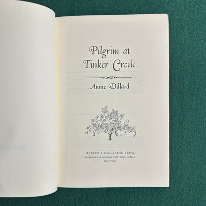 Vintage Fiction Hardback: Annie Dillard - Pilgrim at Tinker Creek FIRST EDITION