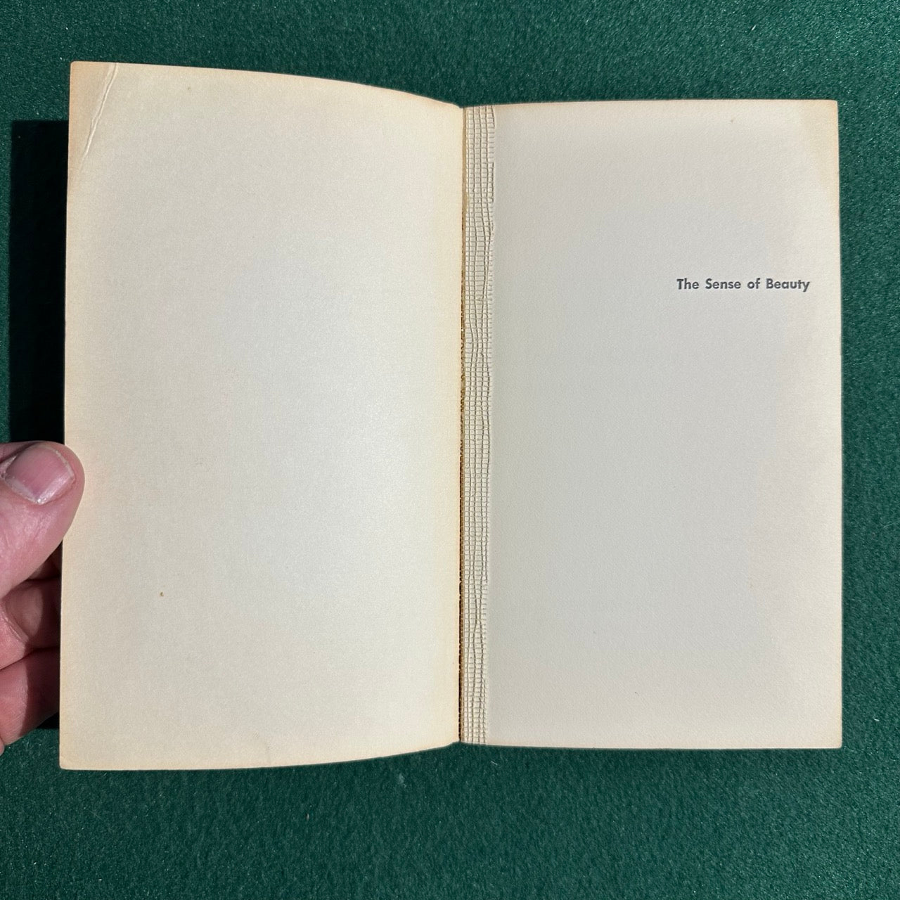 Vintage Non-Fiction Paperback: George Santayana - The Sense of Beauty FIRST PRINTING