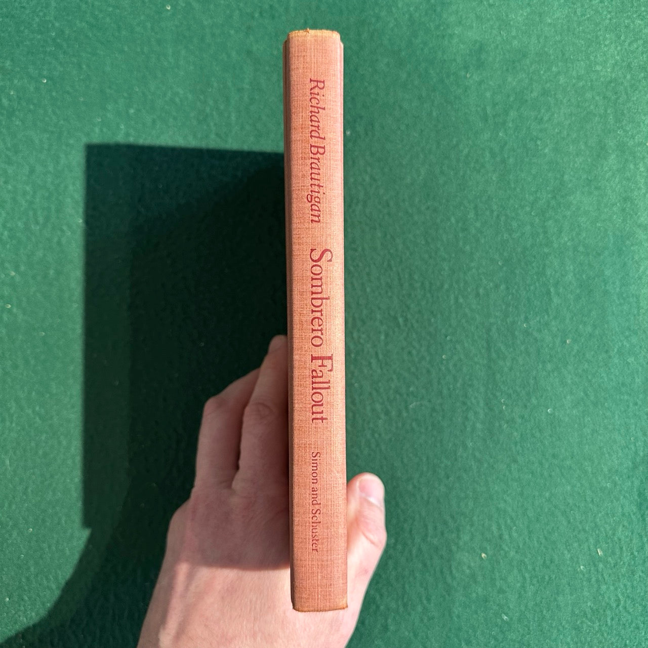 Vintage Fiction Hardback: Richard Brautigan - Sombrero Fallout FIRST EDITION