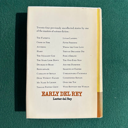 Vintage Sci-Fi Hardback: Lester Del Rey - Early Del Rey BCE