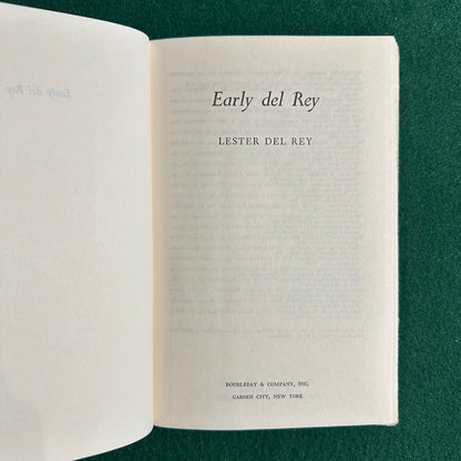 Vintage Sci-Fi Hardback: Lester Del Rey - Early Del Rey BCE