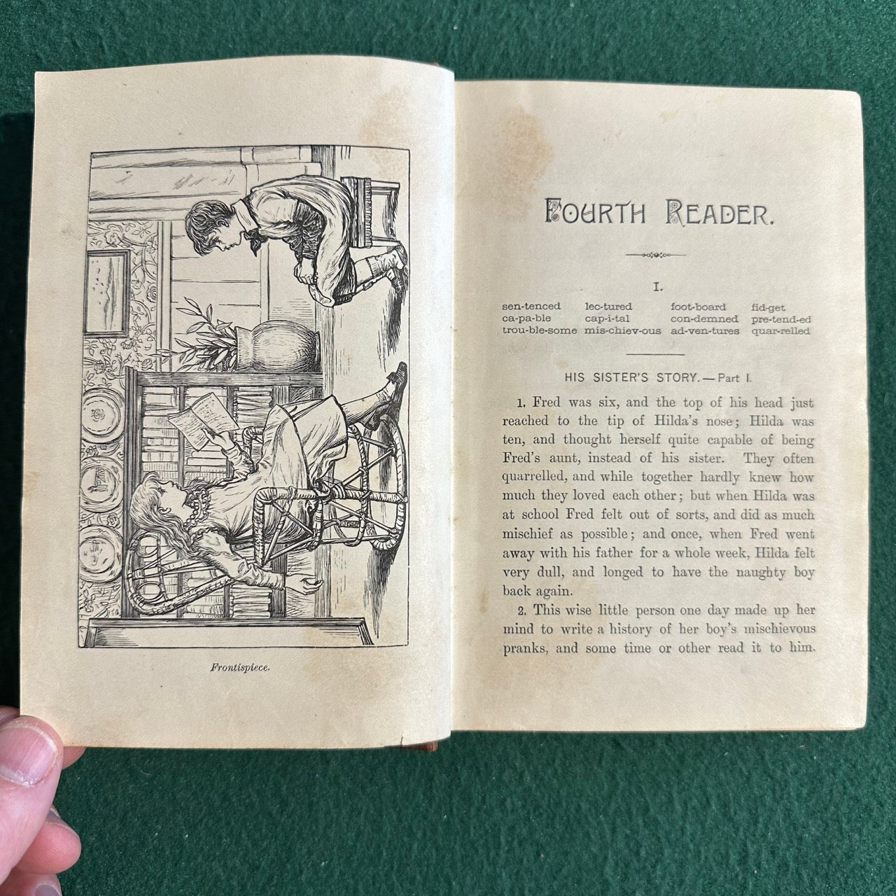Antique Fiction Hardback: A Fourth Reader - Stickney Classic Series