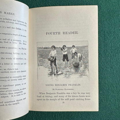 Antique Fiction Hardback: The New McGuffey Fourth Reader