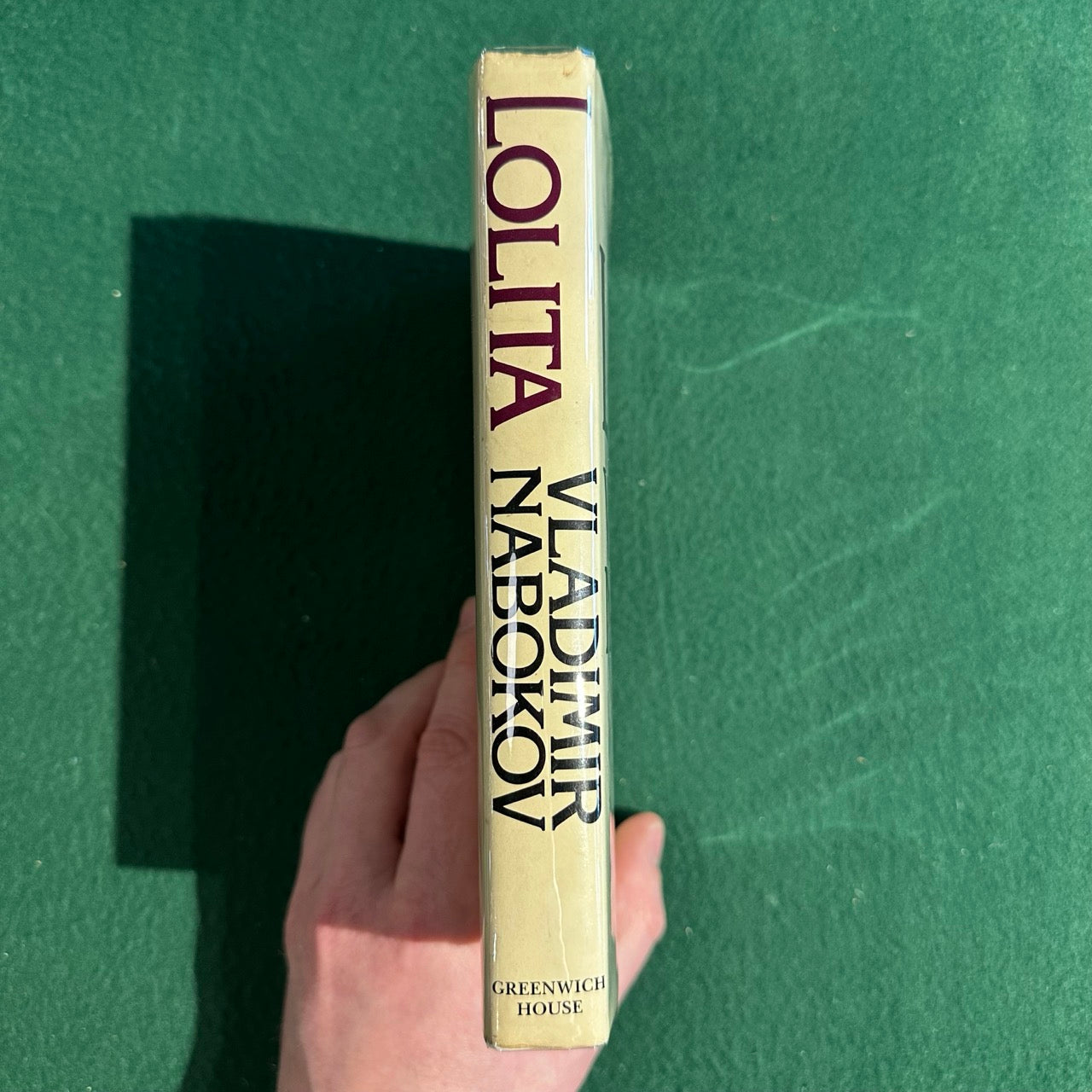 Vintage Fiction Hardback: Vladimir Nabokov - Lolita FIRST EDITION REPRINT