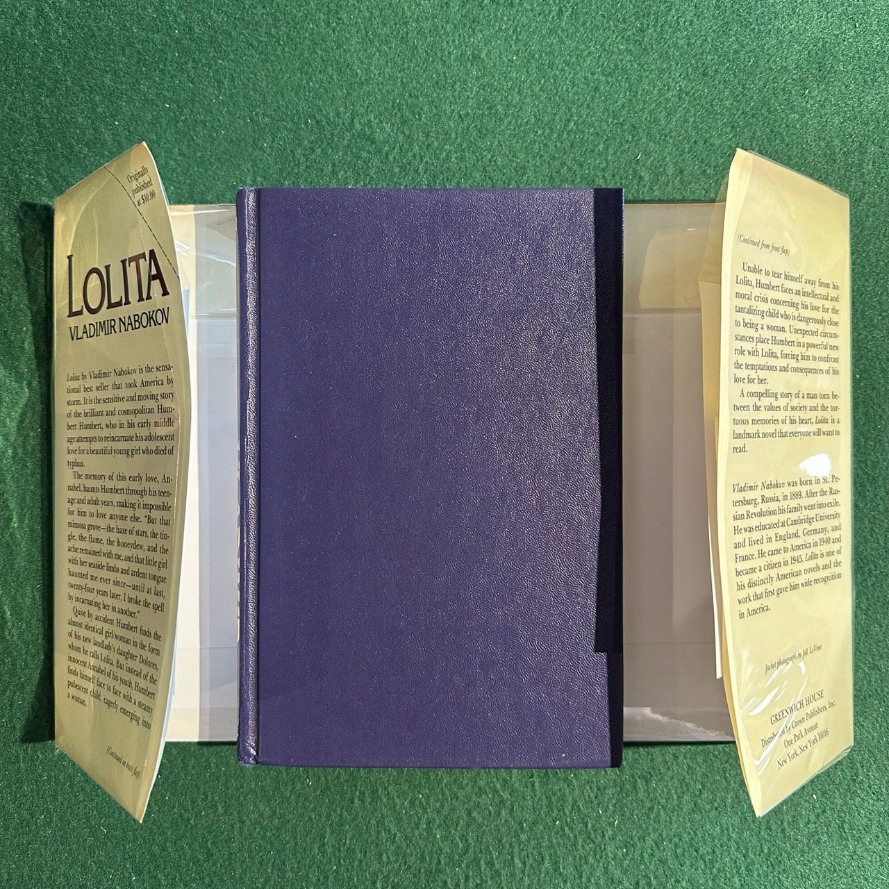 Vintage Fiction Hardback: Vladimir Nabokov - Lolita FIRST EDITION REPRINT