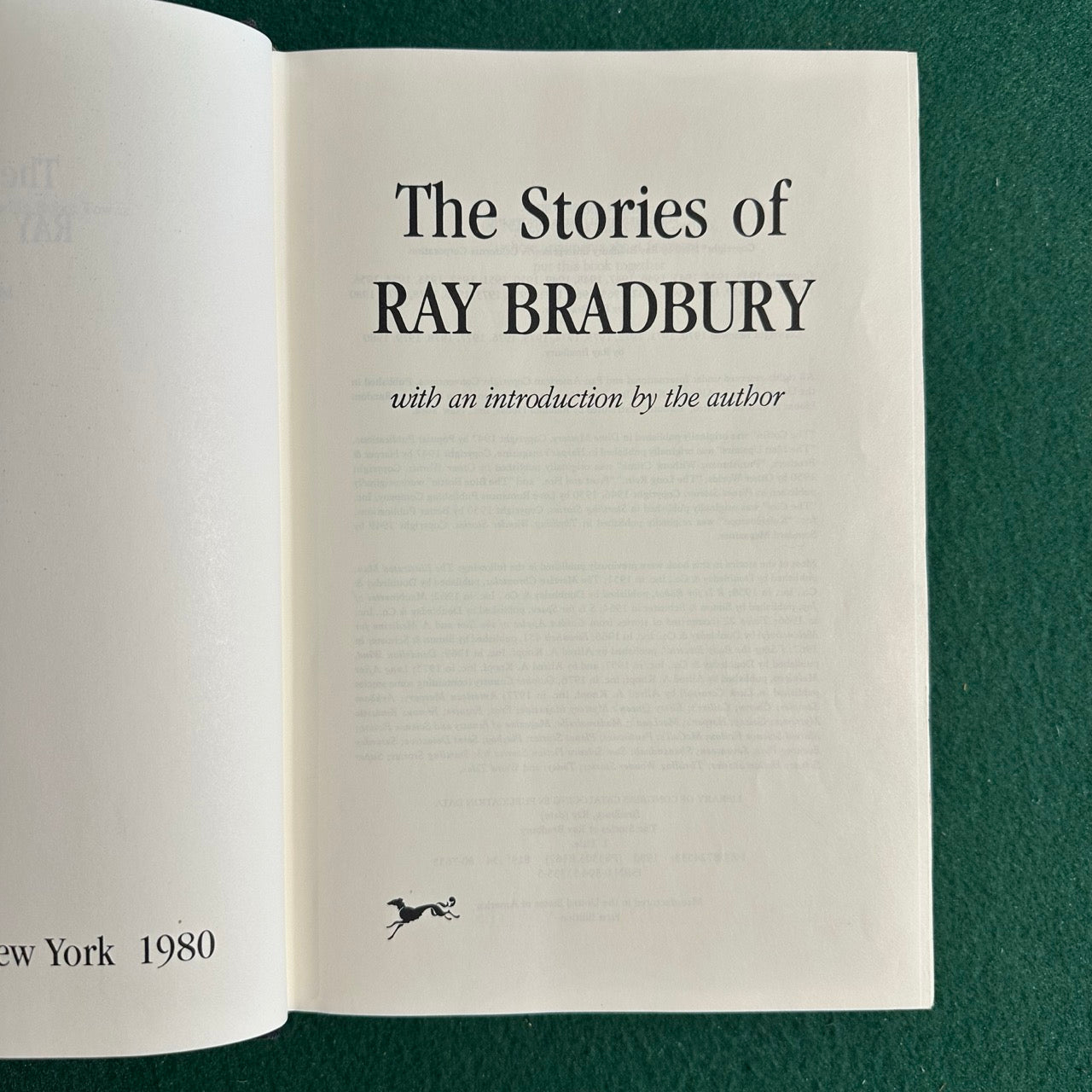 Vintage Sci-Fi Hardback: Ray Bradbury - The Stories of Ray Bradbury FIRST EDITION