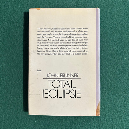 Vintage Sci-Fi Hardback: John Brunner - Total Eclipse BCE
