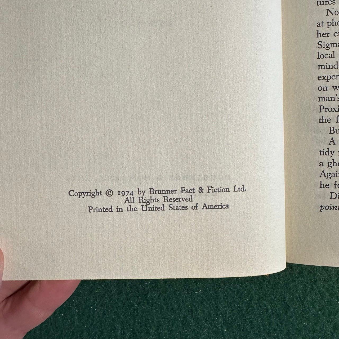 Vintage Sci-Fi Hardback: John Brunner - Total Eclipse BCE