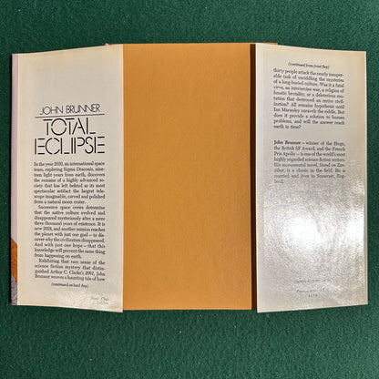 Vintage Sci-Fi Hardback: John Brunner - Total Eclipse BCE
