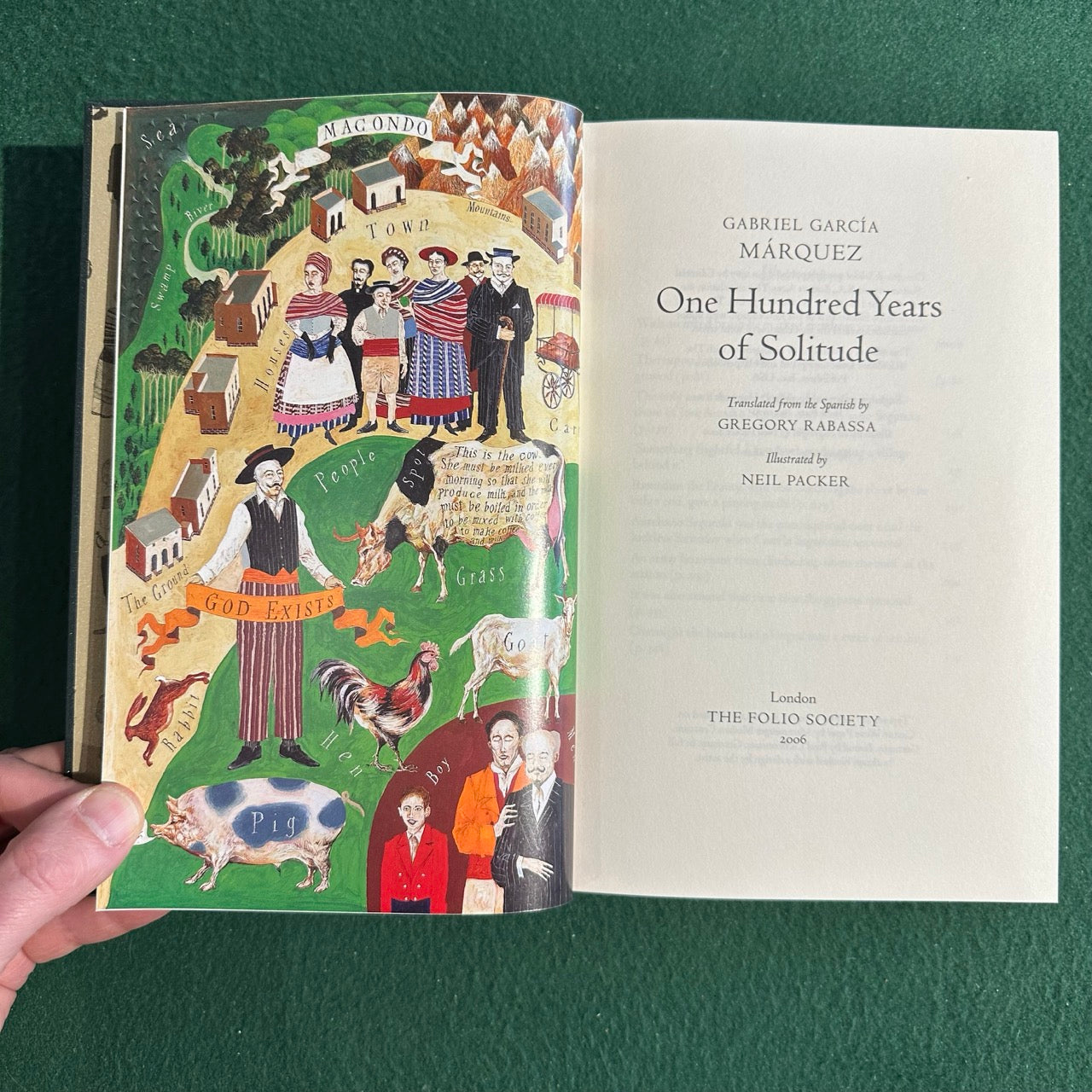 Fiction Hardback: Gabriel Garcia Marquez - One Hundred Years of Solitude Folio Society