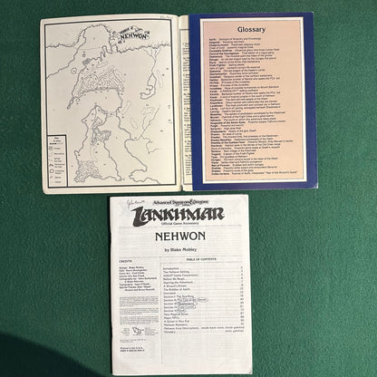 Vintage Advanced Dungeons & Dragons 2e Adventure: Lankhmar: Nehwon