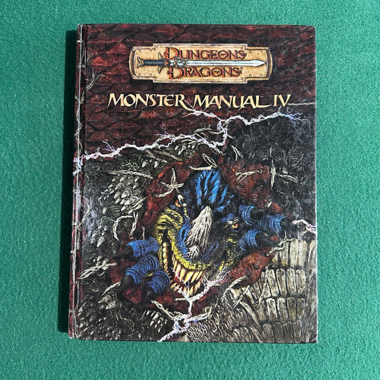 Dungeons & Dragons 3.5 Hardback: Monster Manual IV FIRST PRINTING