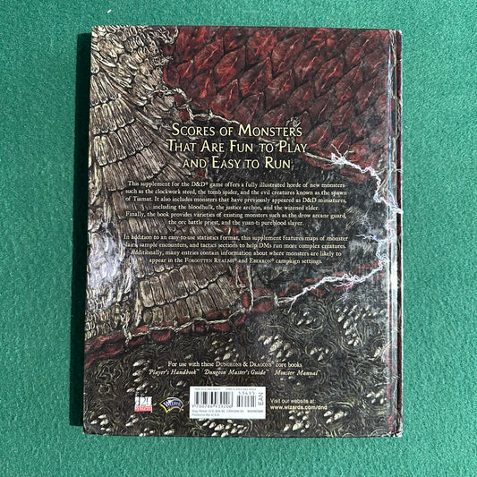Dungeons & Dragons 3.5 Hardback: Monster Manual IV FIRST PRINTING