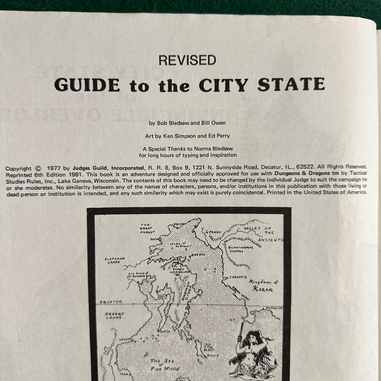 Dungeons & Dragons Paperback: Bledsaw & Owen - City State of the Invincible Overlord