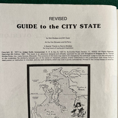 Dungeons & Dragons Paperback: Bledsaw & Owen - City State of the Invincible Overlord