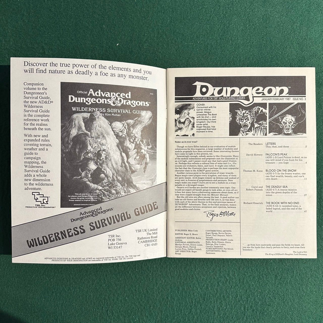 Dungeons & Dragons Magazine: Dungeon #3 TSR