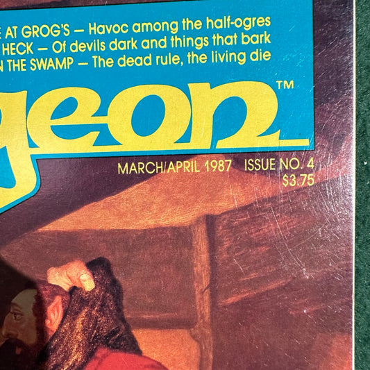 Dungeons & Dragons Magazine: Dungeon #4 TSR