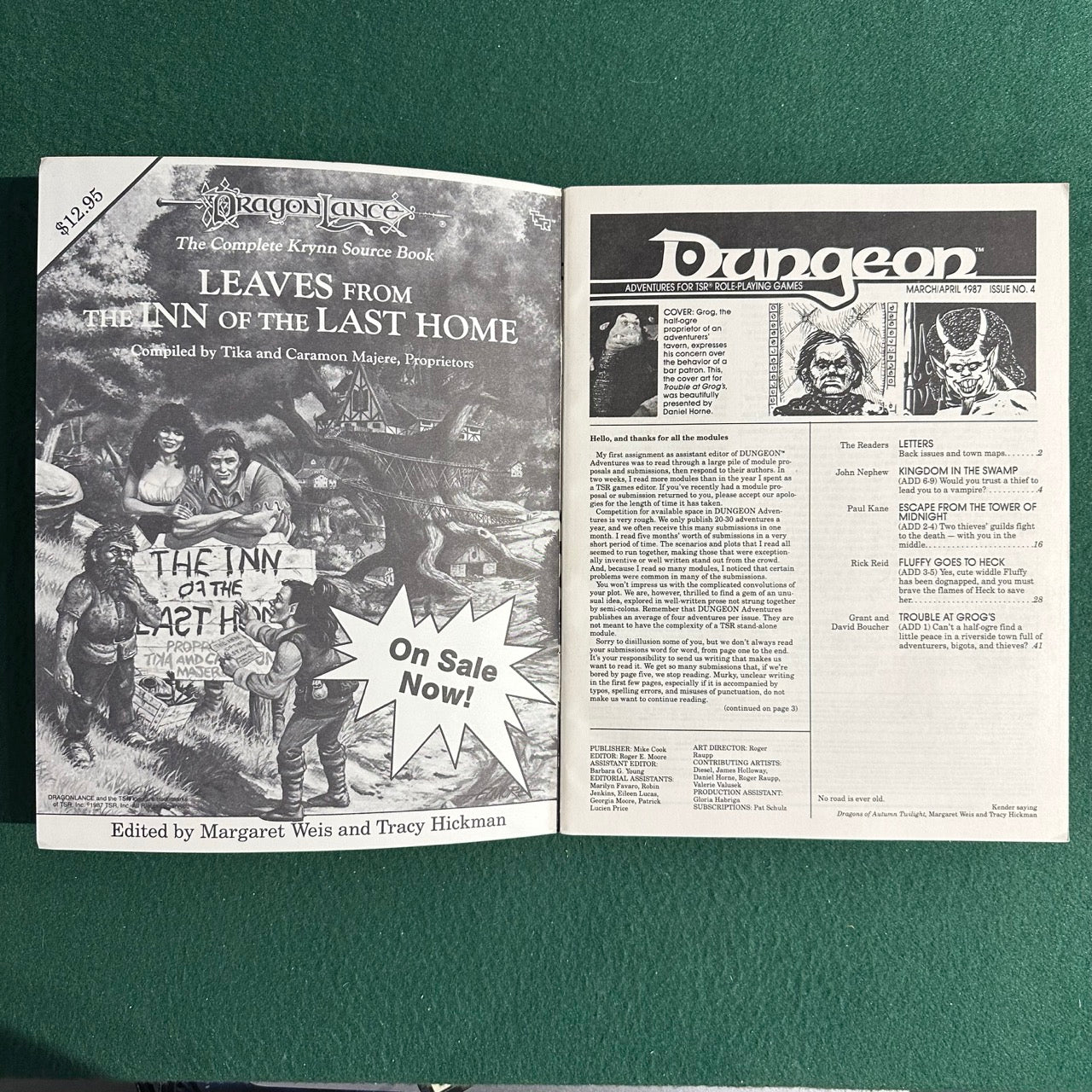 Dungeons & Dragons Magazine: Dungeon #4 TSR