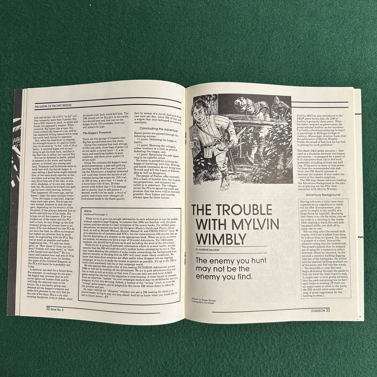 Dungeons & Dragons Magazine: Dungeon #5 TSR