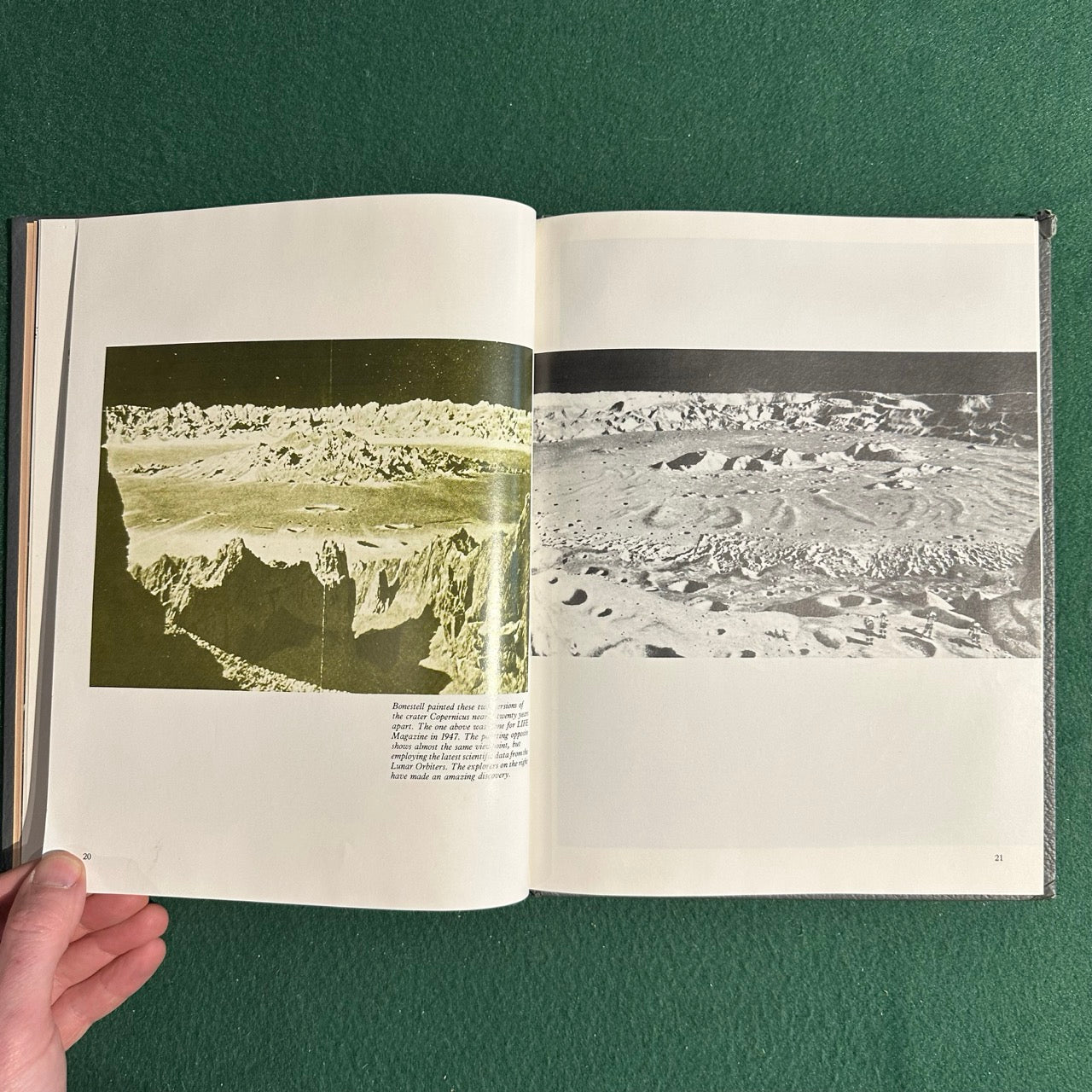 Vintage Art Hardback: Frederick C Durant & Ron Miller - Worlds Beyond: The Art of Chesley Bonestell