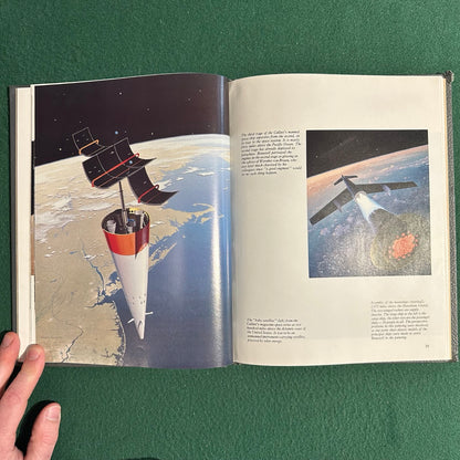Vintage Art Hardback: Frederick C Durant & Ron Miller - Worlds Beyond: The Art of Chesley Bonestell